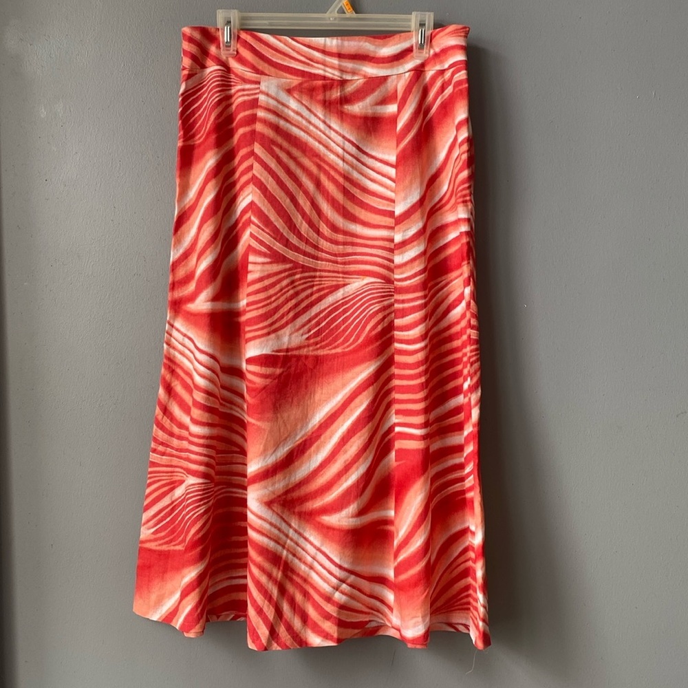 Red & White Skirt